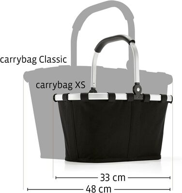 Сумка-шопер Reisenthel CarryBag XS – Стабільний шопер XS з практичною внутрішньою кишенею – Елегантний та водостійкий дизайн (Leo Nero)