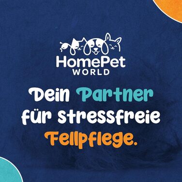 Двостороння щітка для собак та котів HomePetWorld - для догляду за довгою та середньою шерстю, видалення ковтунів та підшерстя