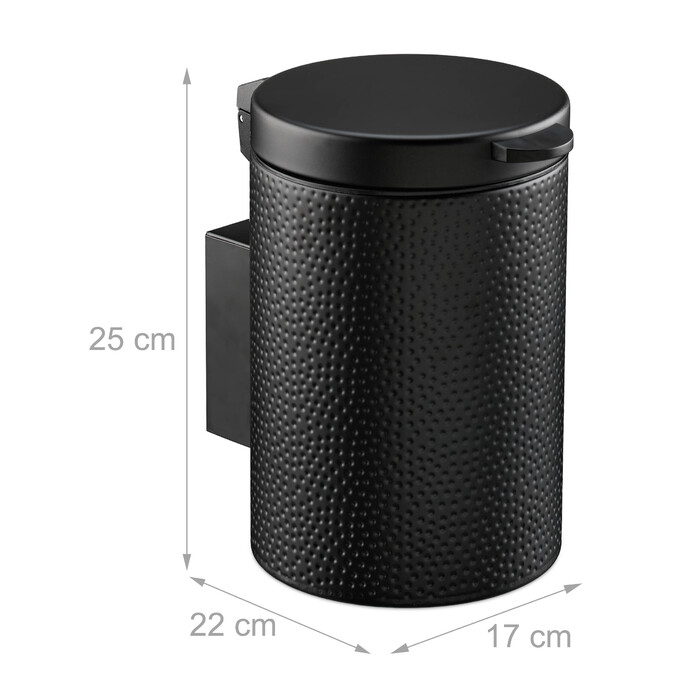 Relaxdays Cosmetic Containers Wall Mounting 3 Liter