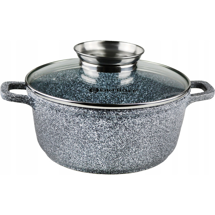 Каструля традиційна Edenberg Black Marble, 2,3 л