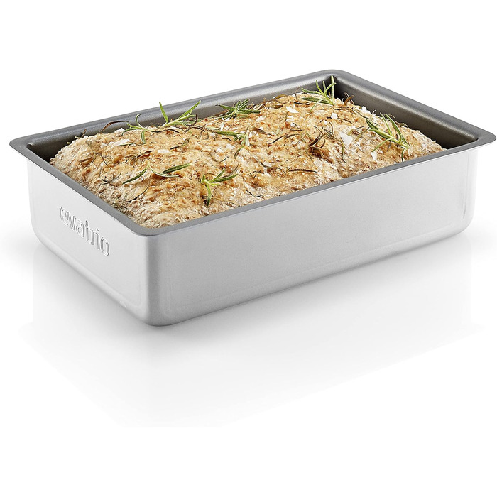 Форма для випікання хліба EVA-TRIO 1,85л з антипригарним покриттям Slip-Let, сіра, для цільнозернового хліба
