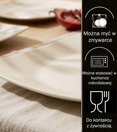 Обідній сервіз на 12 осіб, набір 36 предметів, бежевий, EPIRI KONSIMO