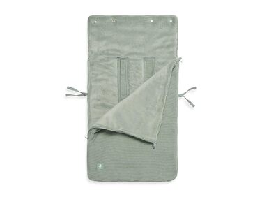 Дитячий конверт Jollein Basic Knit Forest Green для автокрісла та коляски, трикотажний, флісовий, універсальний, зелений