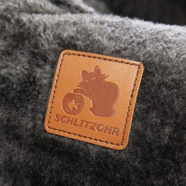 Преміум лежанка для котів Schlitzohr Lucky, сіра, з підігрівом, м'яка та затишна