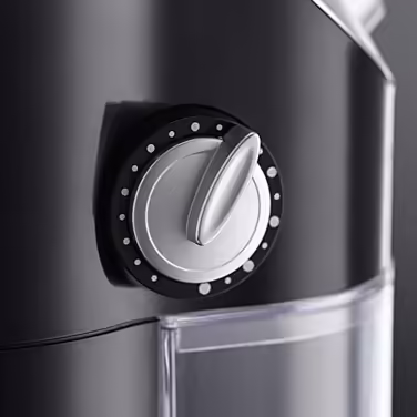 Russell Hobbs Coffee Grinder [Electric with Burr Grinder] Classics (variable grind settings from powder fine to coarse for coffee beans, nuts, spices, grains, 100g capacity) 23120-56, Black