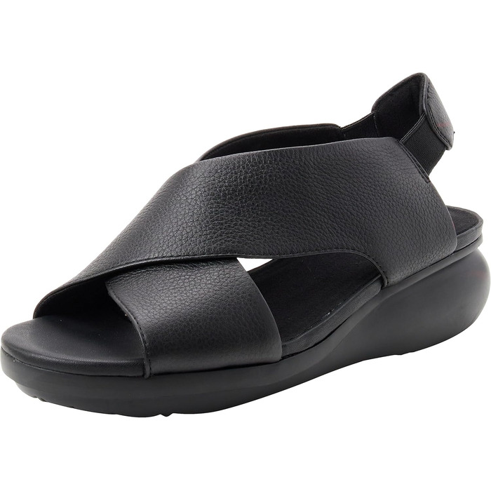 Сндалі жіночі Camper Balloon 39 EU чорні шкіряні літні босоніжки