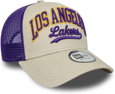 Кепка бейсболка New Era Los Angeles Dodgers Trucker A-Frame, регульована, чорна