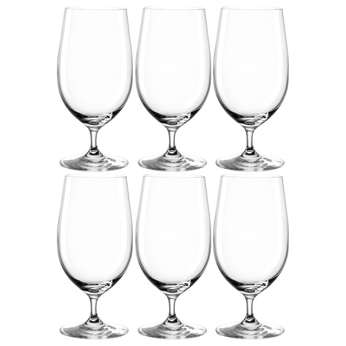 Пивний келих Leonardo Bierglas CIAO+ 390 мл (6 шт.) для пива, скляний