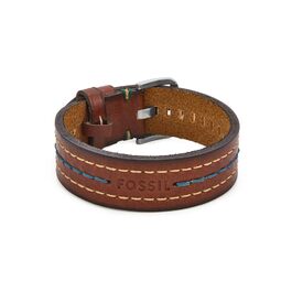 Чоловічий шкіряний ремінець Fossil з пряжкою (Мигдалевий коричневий)
