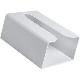 Cabilock Towel Dispenser Wall Tissue Box Wall Mount Under Table Cabinet No Trace Paper Towel Paper Towel Folded Towel Storage Kitchen Bathroom Toilet Office Gray
