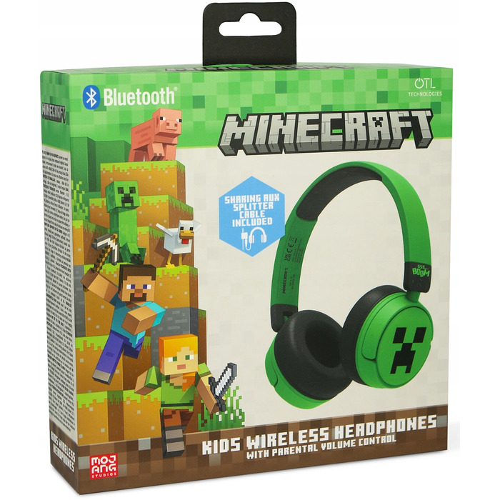 Бездротові навушники OTL Technologies Minecraft Creeper