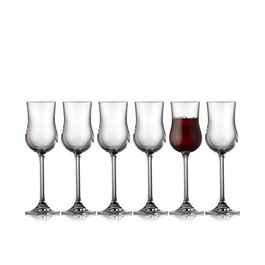 Келихи для білого та червоного вина Lyngby Glas Juvel, прозорі, 90 мл, 4 шт.