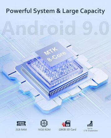 MP3 плеєр AGXOV з Bluetooth та WiFi, Android 4.02