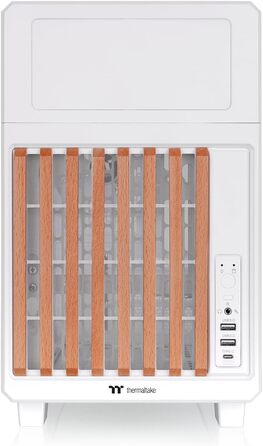Корпус для ПК Thermaltake TR200 WS Micro-ATX/Mini-ITX, білий, підтримка СРО 360мм, 7 вентиляторів, USB-C