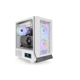 Корпус для ПК Thermaltake Ceres 300 TG ARGB Snow, Mid-Tower, ATX/E-ATX, 3x140мм вентилятори, загартоване скло, підтримка радіатора 360мм, білий
