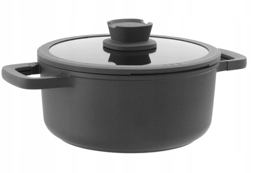 Каструля з антипригарним покриттям та кришкою BergHOFF Stone+ 24x11см, 4,4л