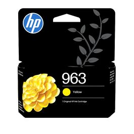 Оригінальний картридж HP 963 жовтий (Yellow), нова версія, для струменевих принтерів HP