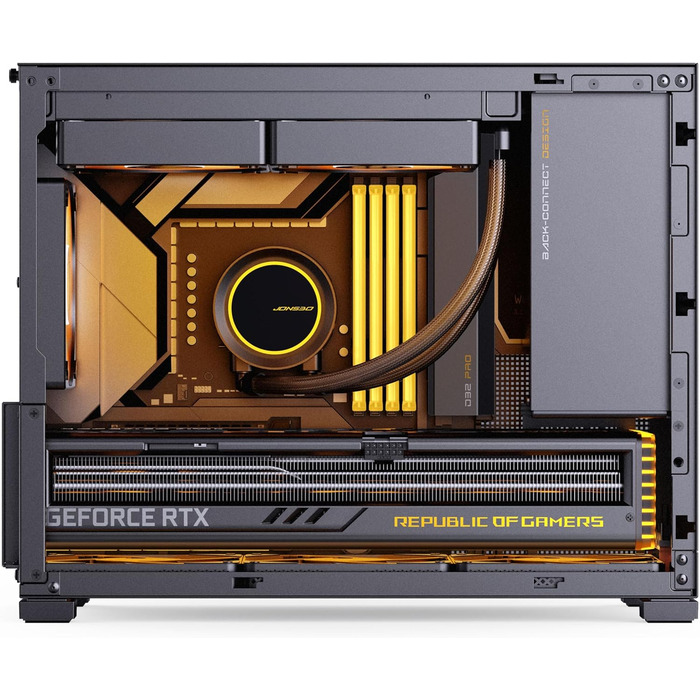 Корпус для ПК Jonsbo D32 PRO білий: компактний mATX з підтримкою back-connect, фільтрами від пилу та високою продуктивністю охолодження
