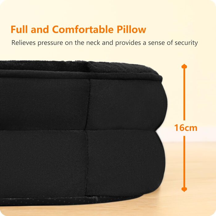 Ортопедичне ліжко для собак, ліжко-софа для собак, подушка з валиком по периметру, неслизьке дно, кошик для собак, знімне та пральне, для собак середніх та великих порід, 106 x 79 x 17 см, чорний