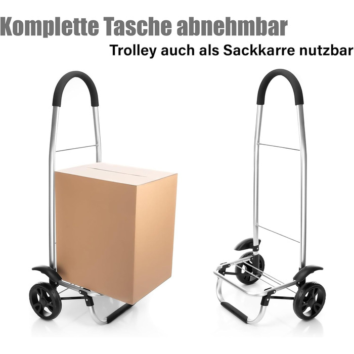 Складаний візок BigDean з відділенням для охолодження - також як візок-тележка - великі колеса