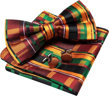 Комплект краватки та хустинки Barry.Wang Paisley оранжевого кольору для чоловіків на весілля та урочисті події