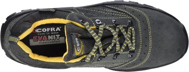 Робочі черевики Cofra NT090-000.W42 Tigri S1 P SRC, антрацит/жовтий, 42 (45 EU)