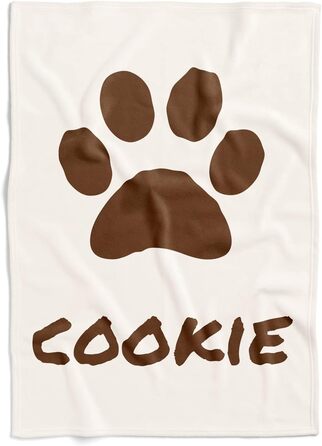 Персоналізований плед для собак з флісу з символами та іменем на вибір | Плед для собак та котів з можливістю персоналізації