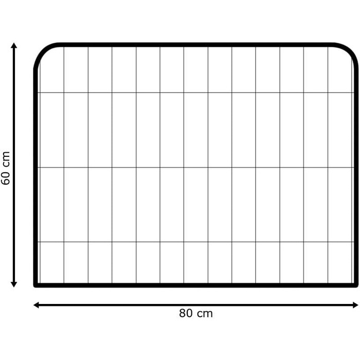 Вольєр для цуценят Petigi, розкладний, сталь з порошковим покриттям, розмір 80x60 см, сітка 47 мм, для саду