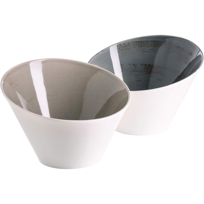 Набір кавових чашок MÄSER Derby Premium для 4 осіб, 240 мл, кераміка, гастрономічна якість, сучасний дизайн, пастельні кольори