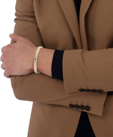 Браслет Lacoste METROPOLE EDGE чоловічий з нержавіючої сталі (двоколірний)