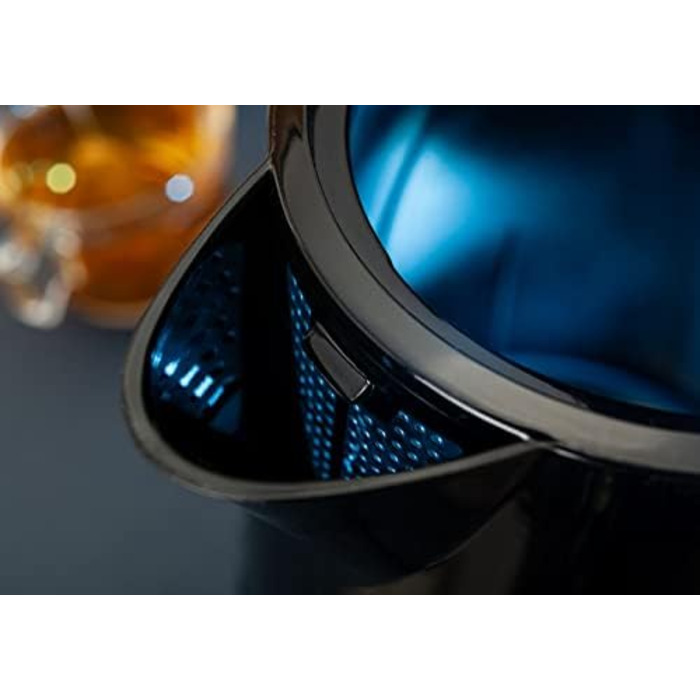 Електричний чайник Eldom C270C | 1.7 л, чорний, ретро дизайн | Чайник для чаю з індикатором рівня води