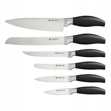 Набір ножів Ambition Silvery (7 предметів)