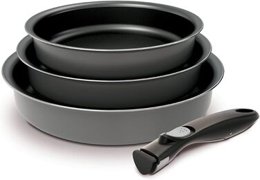 Набір антипригарних сковорідок Avilia (4 шт.) 16-28 см, AM Salus Hard System, ізольовані ручки, Made in Italy