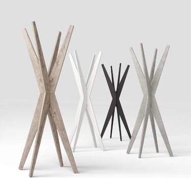 Emma, coat rack, Made in Italy (Ulme Perlen)