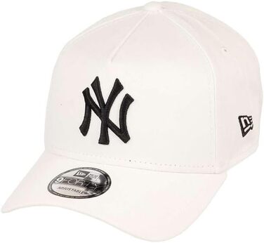 Кепка New Era MLB бежева, регульована, кепка-бейсболка з логотипом команди New York Yankees, модель 9Forty A-Frame, універсальний розмір