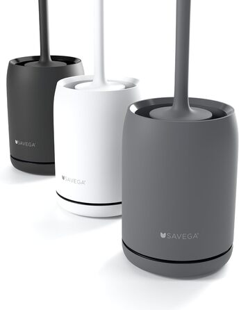 Силіконова щітка для унітазу на стіну - без свердління, з тримачем. Точна щітка для унітазу - сірий колір