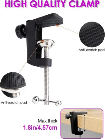 Тримач для мікрофону YOUSHARES для Rode NT-USB+, NT-USB MINI, PodMic, PodMic USB, NT1, XCM-50 - професійний стійкий кріплення для подкастів, домашньої студії та геймінгу