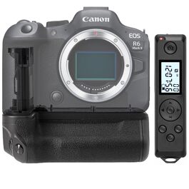 колір: eos r5 r6/mark ii bg-r10 + зовнішній мікрофон (чорний)