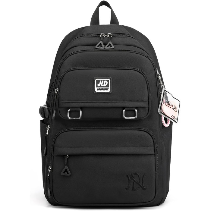 Шкільний рюкзак для дівчаток-підлітків: стильний, водонепроникний, для 3-9 класу. Великий дитячий рюкзак для школи та подорожей, блакитний (8529# Чорний)