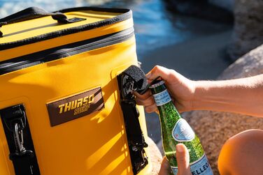 Thurso SURF Soft Cooler 24 Can - М'який Термосумка для Пікніків та Подорожей, 48 годин зберігання холоду, Водонепроникний, для Каякінгу та Паддлбордингу (Апельсин)