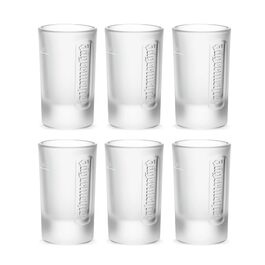 Набір шотових склянок Jägermeister 6 шт, 4cl (2cl мірна шкала) - Оригінальні склянки для шнапсу та лікеру, стійкі до посудомийної машини