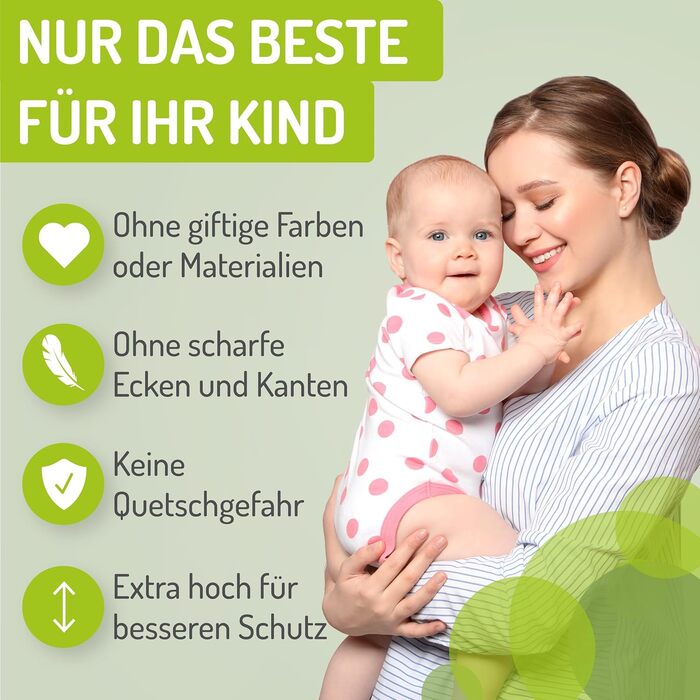 Захист від травм для дітей BOMI Miko: дерев'яні ворота для дверей, без свердління, кут 90°, ширина 63-71 см, чорний колір