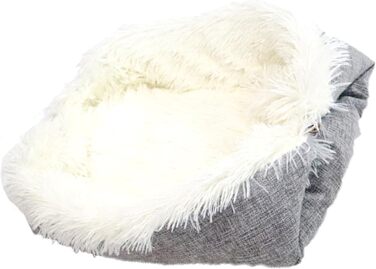 Ліжко для кота YUYTE, миється, для дому, тепле, зручне, підходить для будь-якої пори року (біле)