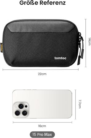 Органайзер для кабелів tomtoc: компактна сумка для аксесуарів та гаджетів