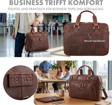 Сумка чоловіча ROYALZ Chicago Leder 15.6