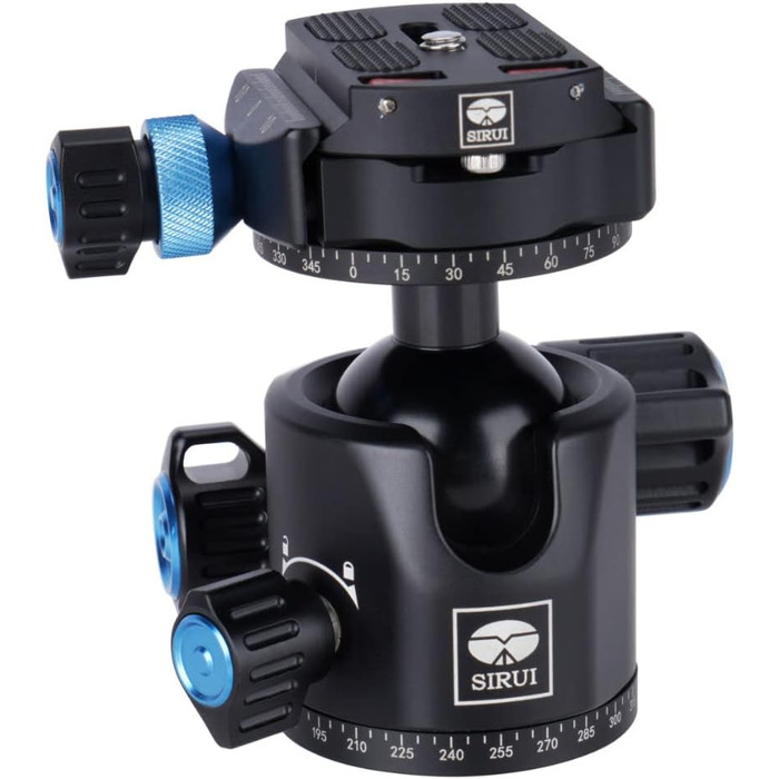 Штатив SIRUI ST-10X з вуглецевого волокна, з відеоголовою для панорамної зйомки, трикутною центральною колоною, для DSLR-камер, 4 секції, висота до 166 см, навантаження до 3 кг