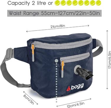 BOGG Універсальна сумка-переноска для собак | Диспенсер для пакетів та контейнер для відходів (Бромбіра)