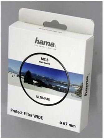Захисний фільтр Hama Wide (67 мм) з MC8 покриттям, для фото та відео