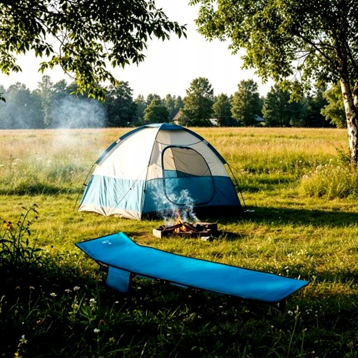 Розкладне ліжко Nils Camp 188 см x 68 см, синій