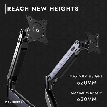 Кріплення для монітора Invision Doppel MX900: два монітори, 24-35